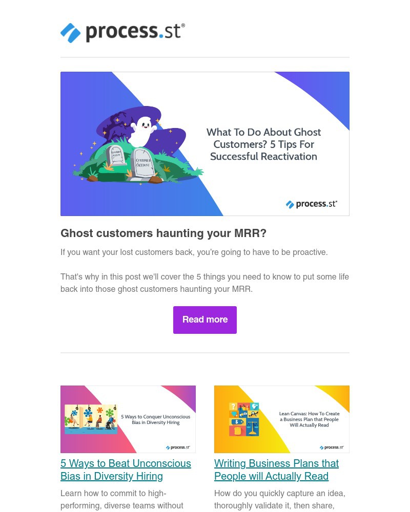 Process Street - 5 tips to reactivate ghost customers 👻