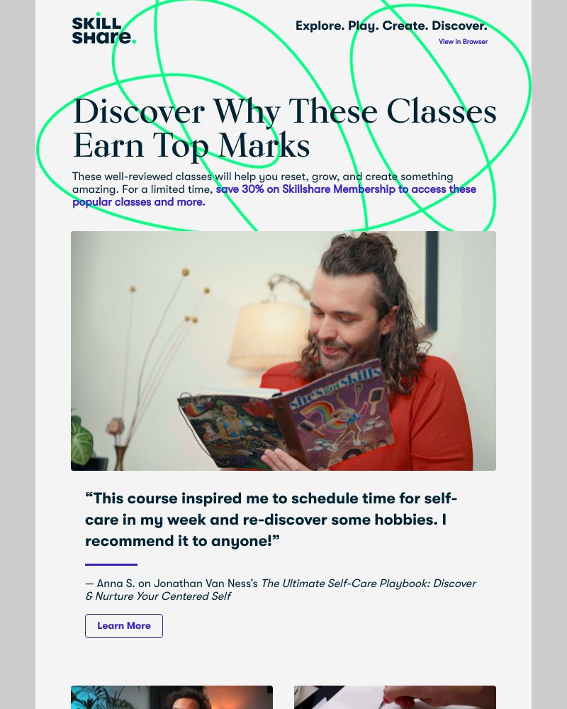 Skillshare - 5 Well-Reviewed Classes to Inspire You