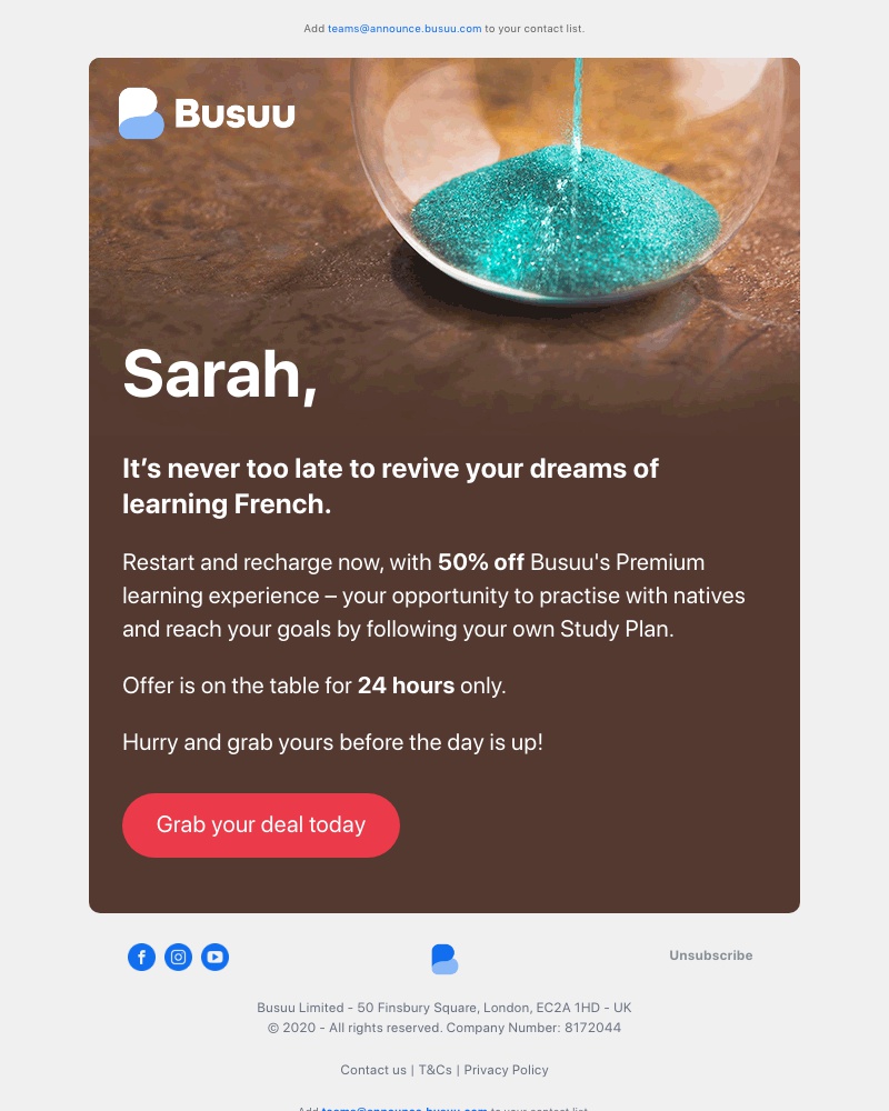 Busuu - 💥 50% off - limited time only 💥 