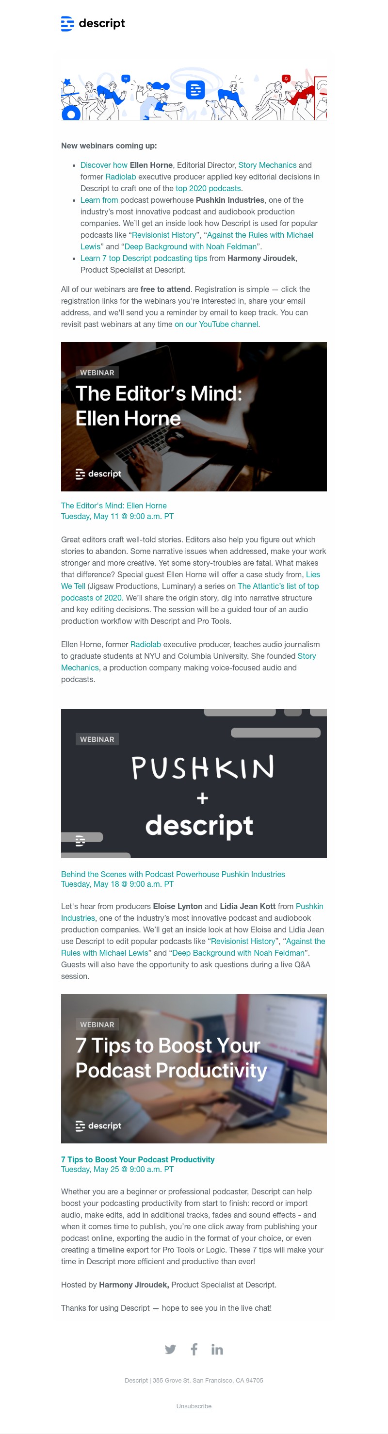Descript - Perfect your podcast editing and storytelling