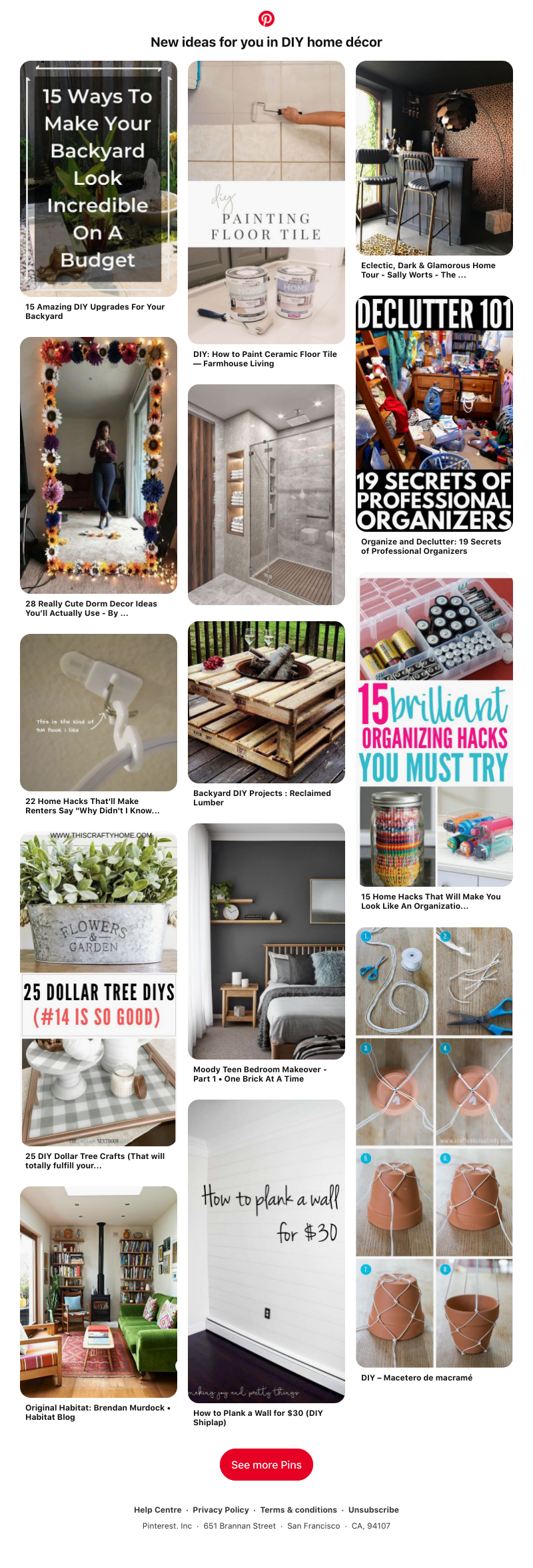 Pinterest - 🛠 14 DIY home décor Pins to check out