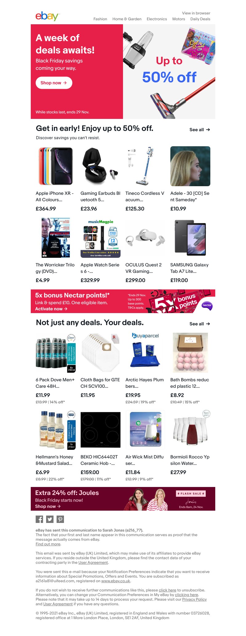 eBay - 📢 It’s Black Friday week!