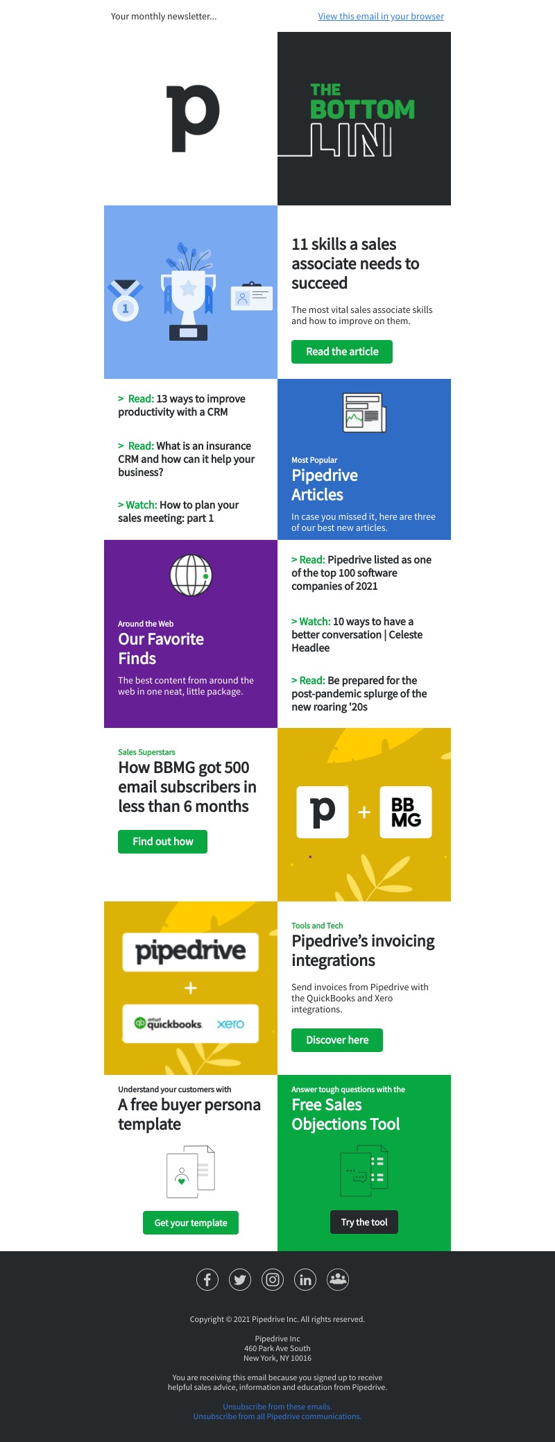 Pipedrive - The Bottom Line: August 2021 Edition