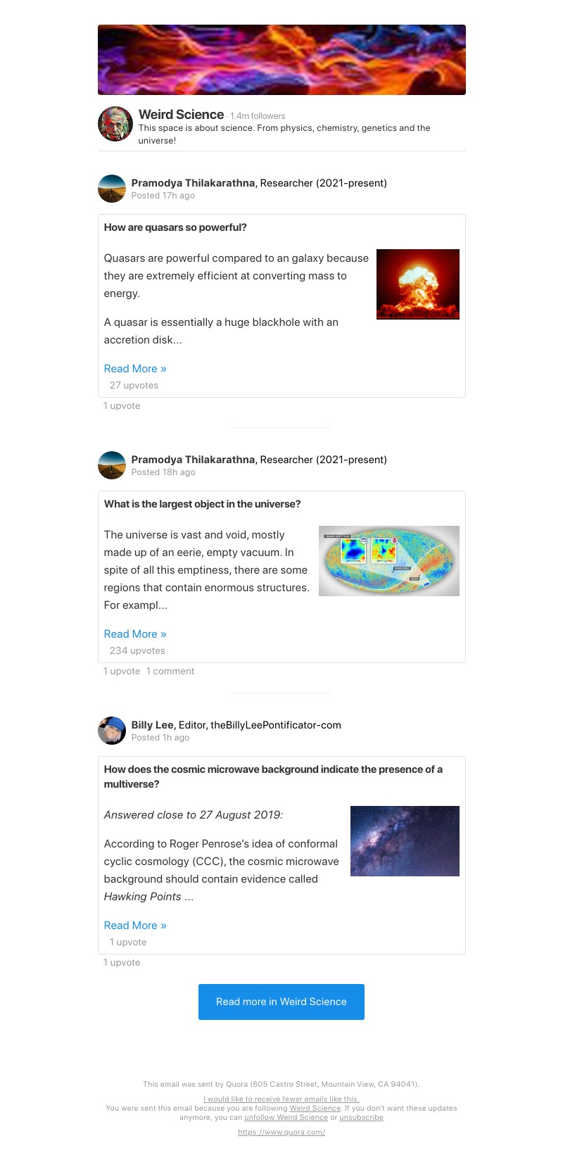 Quora - How are quasars so powerful?