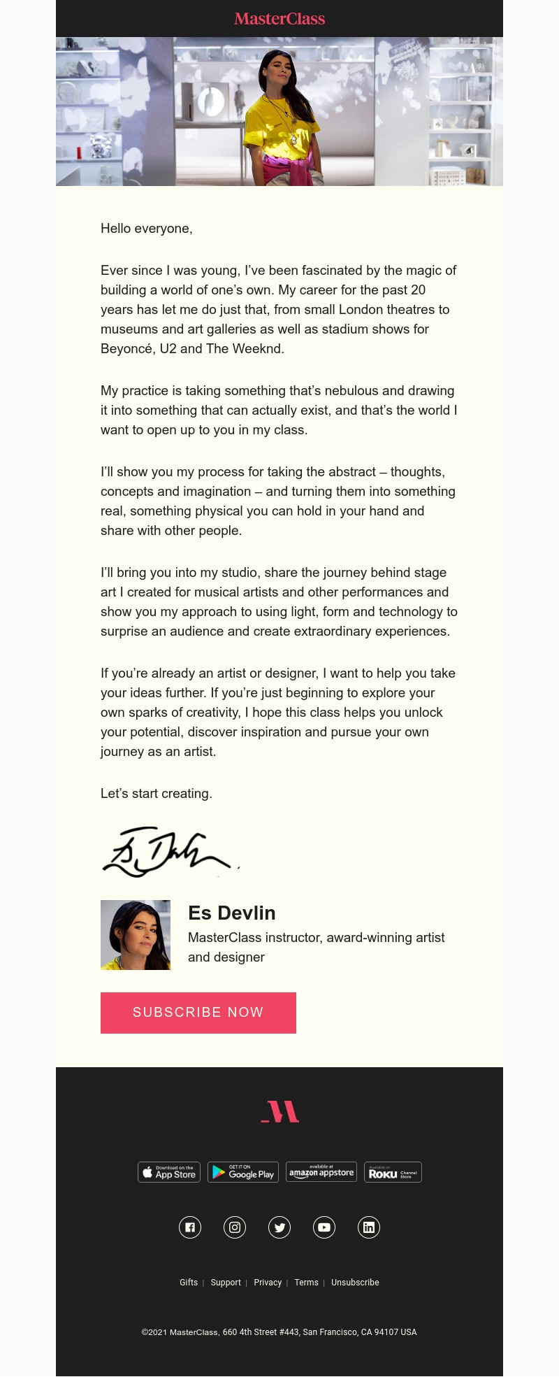  - My class on turning ideas into art is here