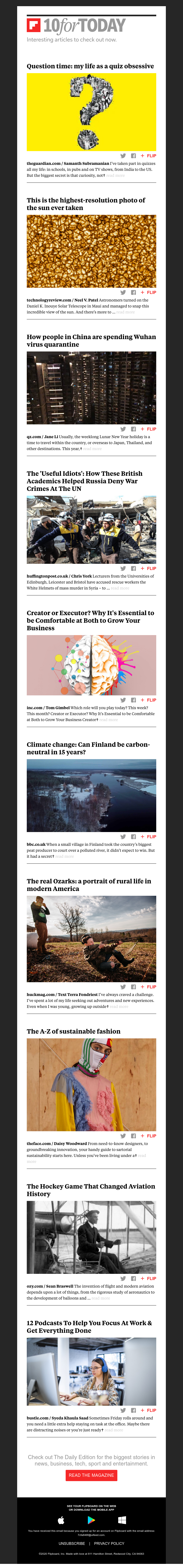 Flipboard - Inside life as a quiz obsessive