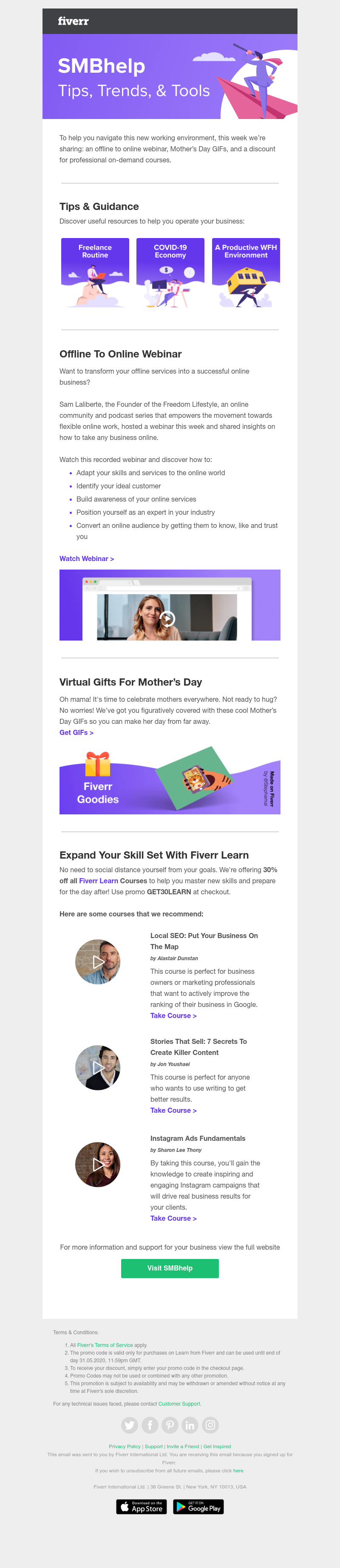 Fiverr - Weekly roundup: Resources you need right now