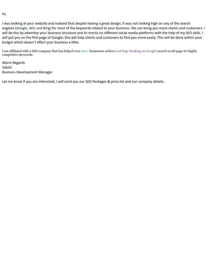 Zapier - Quality SEO Proposal