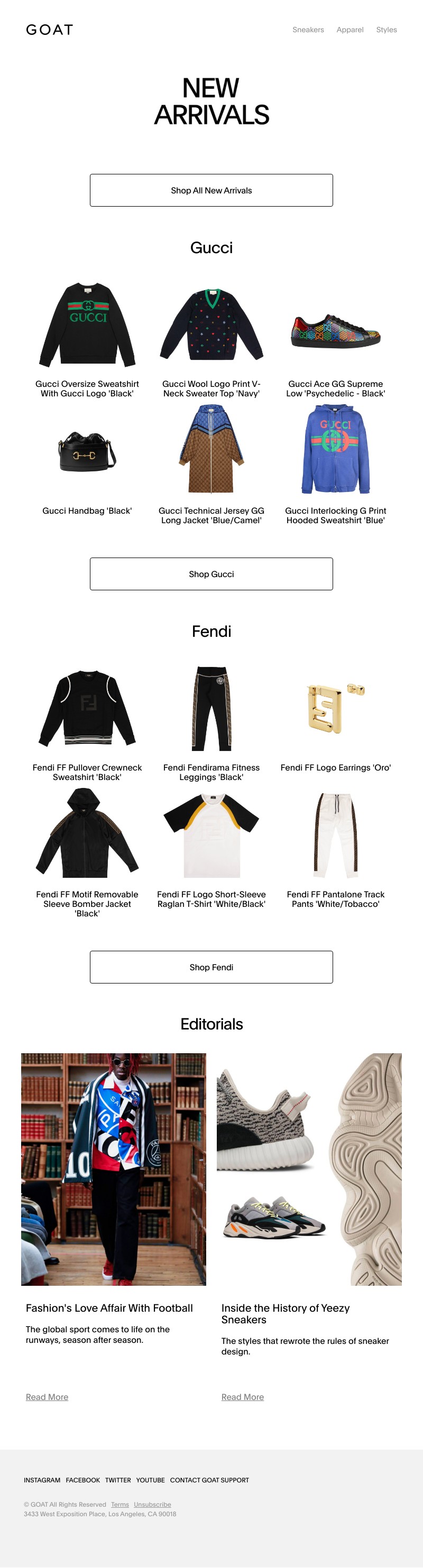 Goat - NEW IN: Gucci, Fendi and more