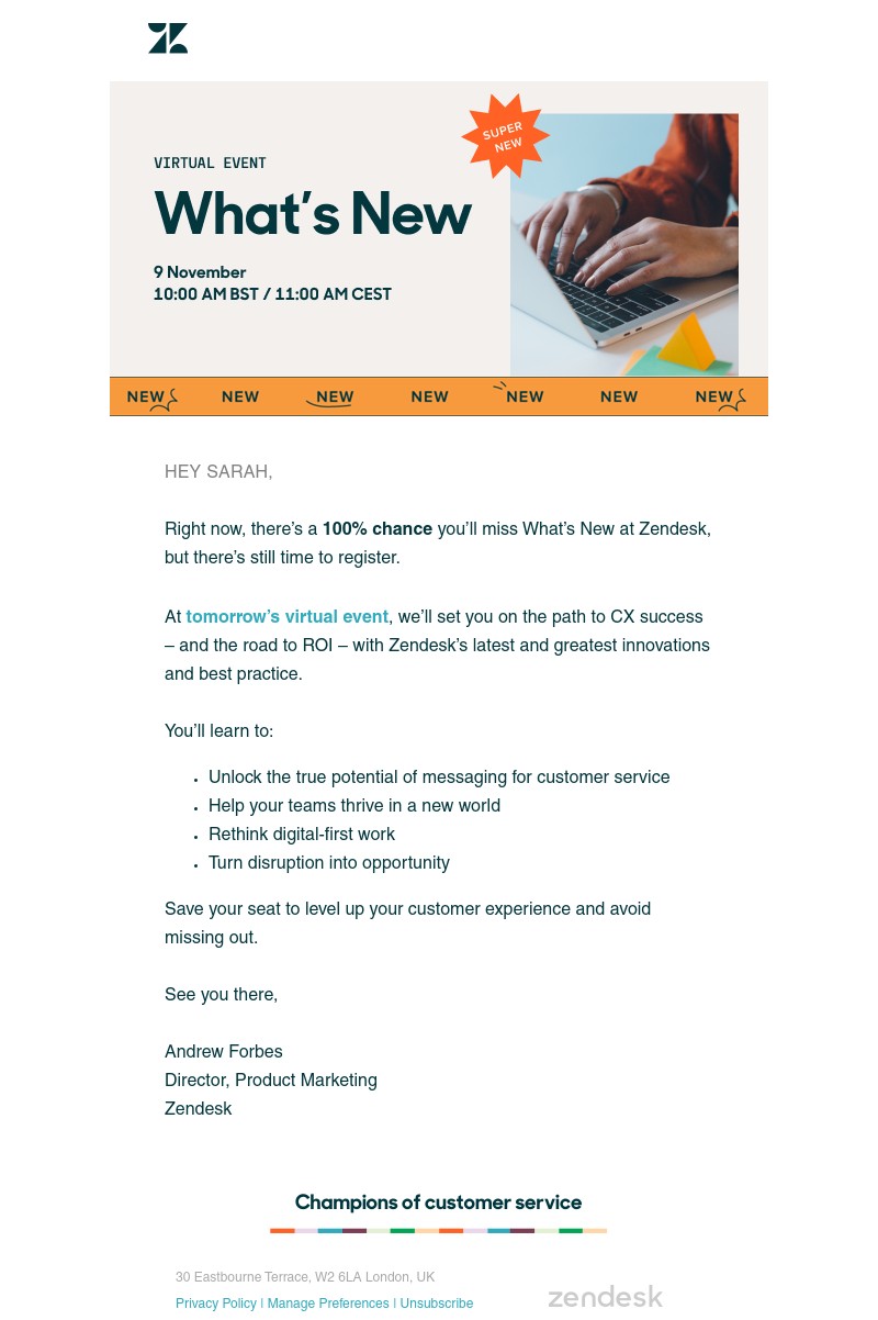 Zendesk - 100% risky