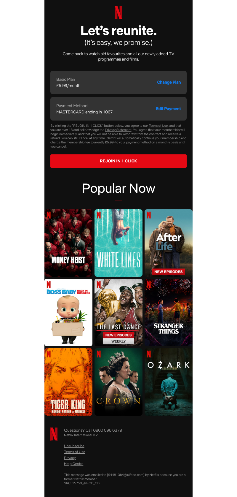 Netflix - Try Netflix again today.
