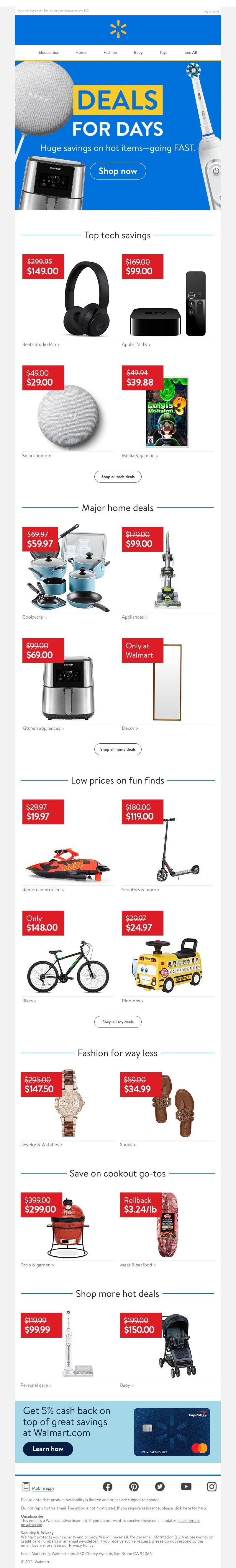 Walmart - Hot finds. Major savings. Going FAST.🚨