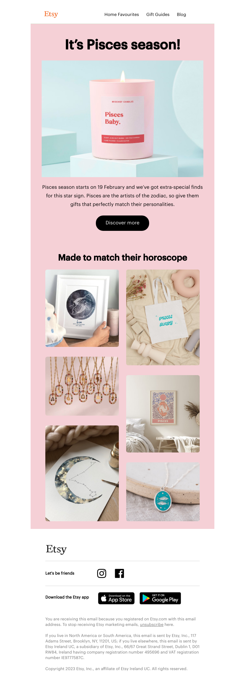 Etsy - Gifts for Pisces ✨