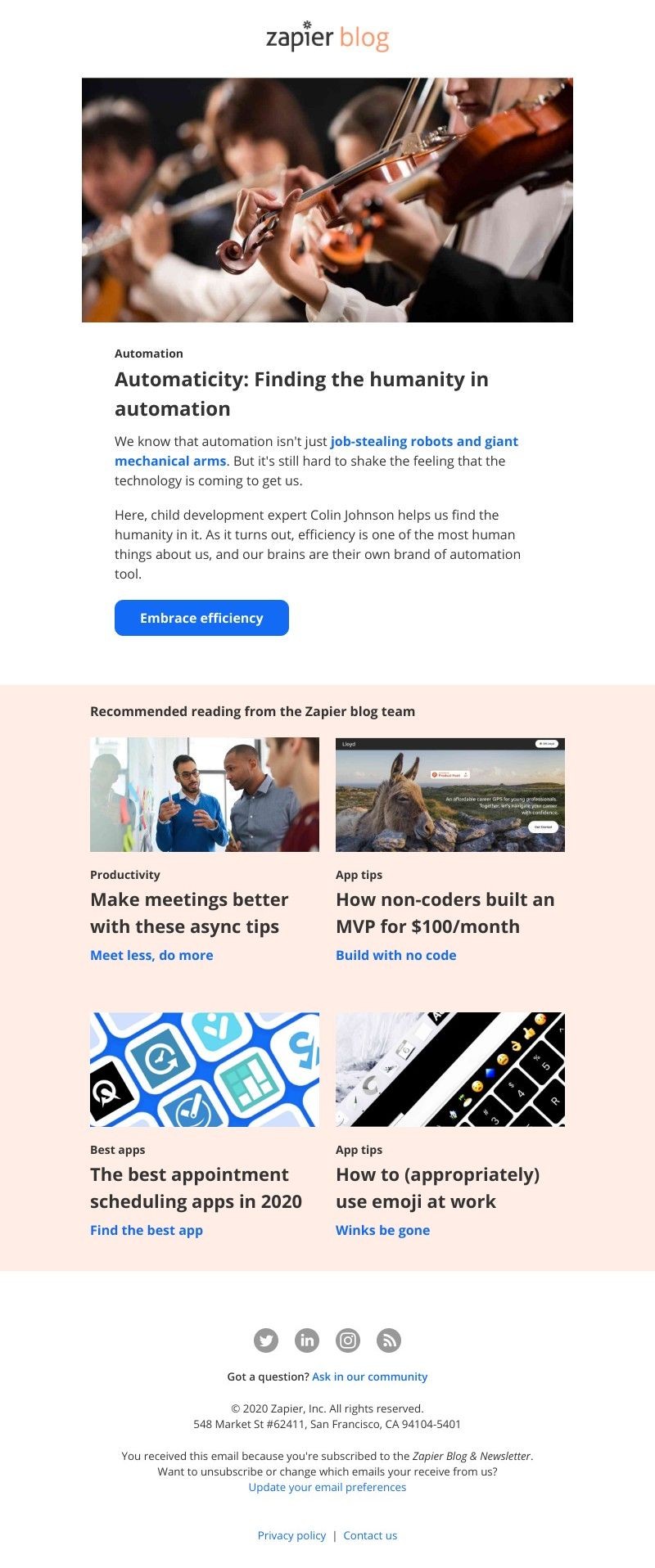 Zapier - Finding the humanity in automation