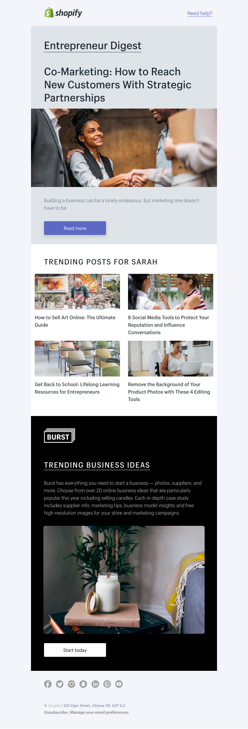 Shopify - Reach new customers with...
