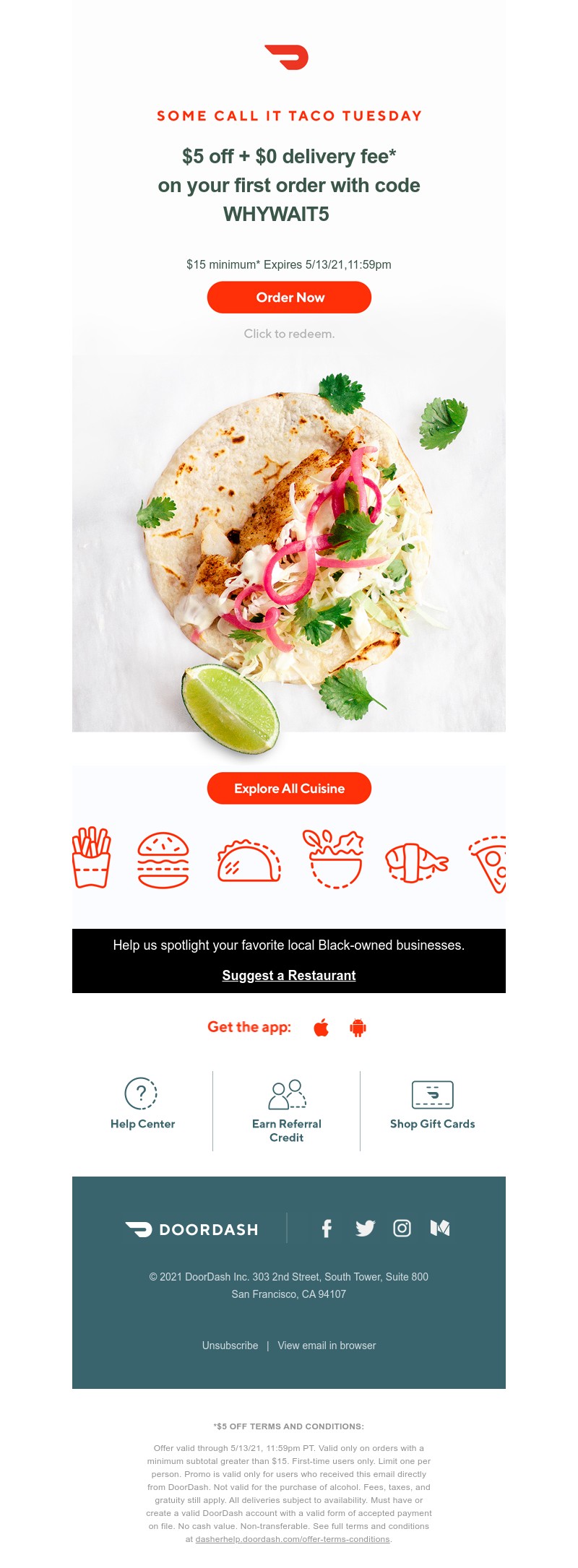  - $5 off goes away soon...