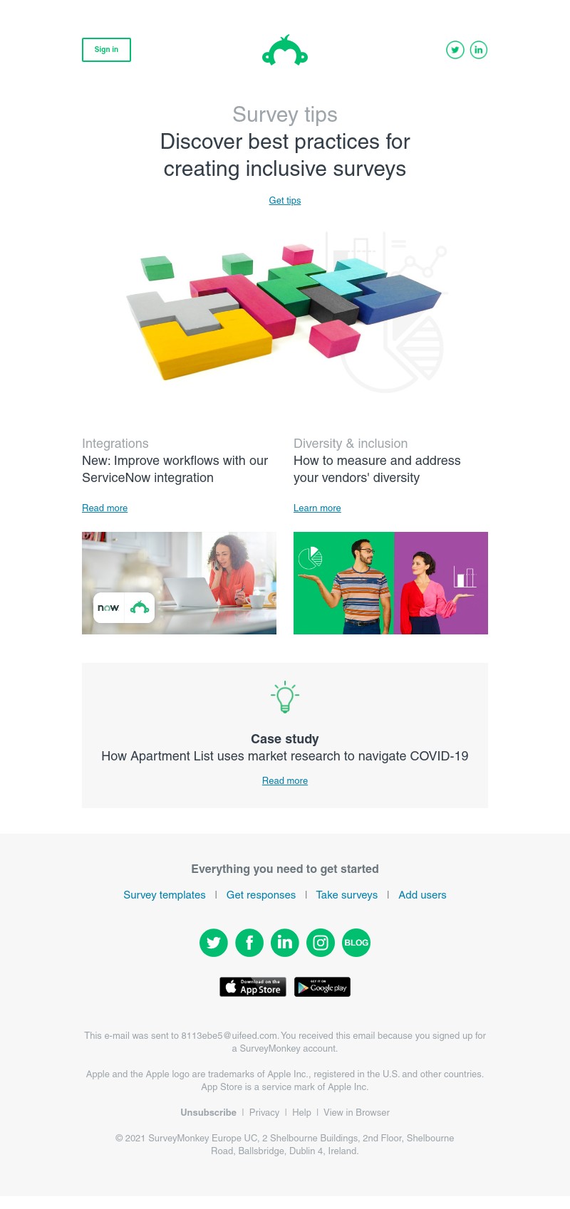 SurveyMonkey - Newsletter: February 2021