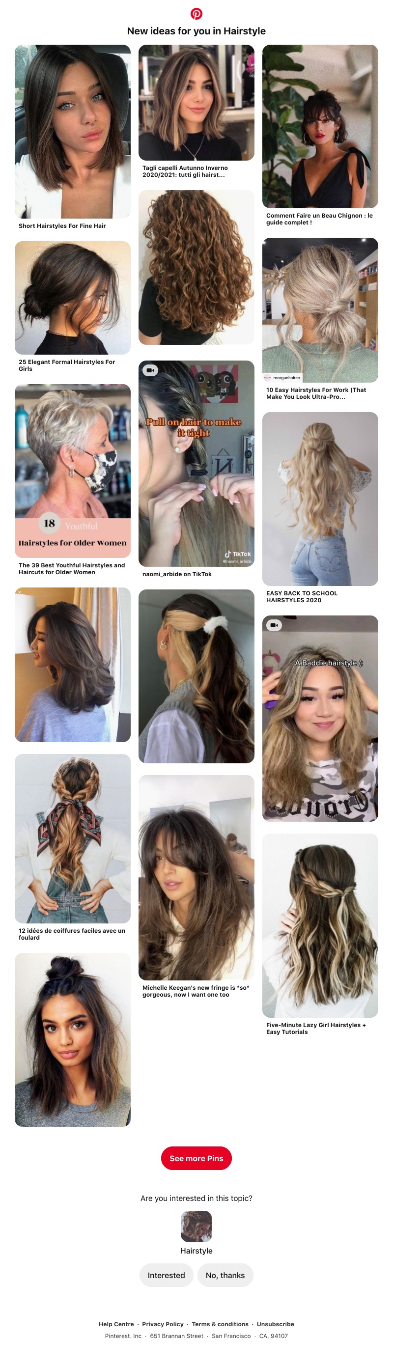 Pinterest - Hi UI Feed! 💇 16 Hairstyle Pins you might like