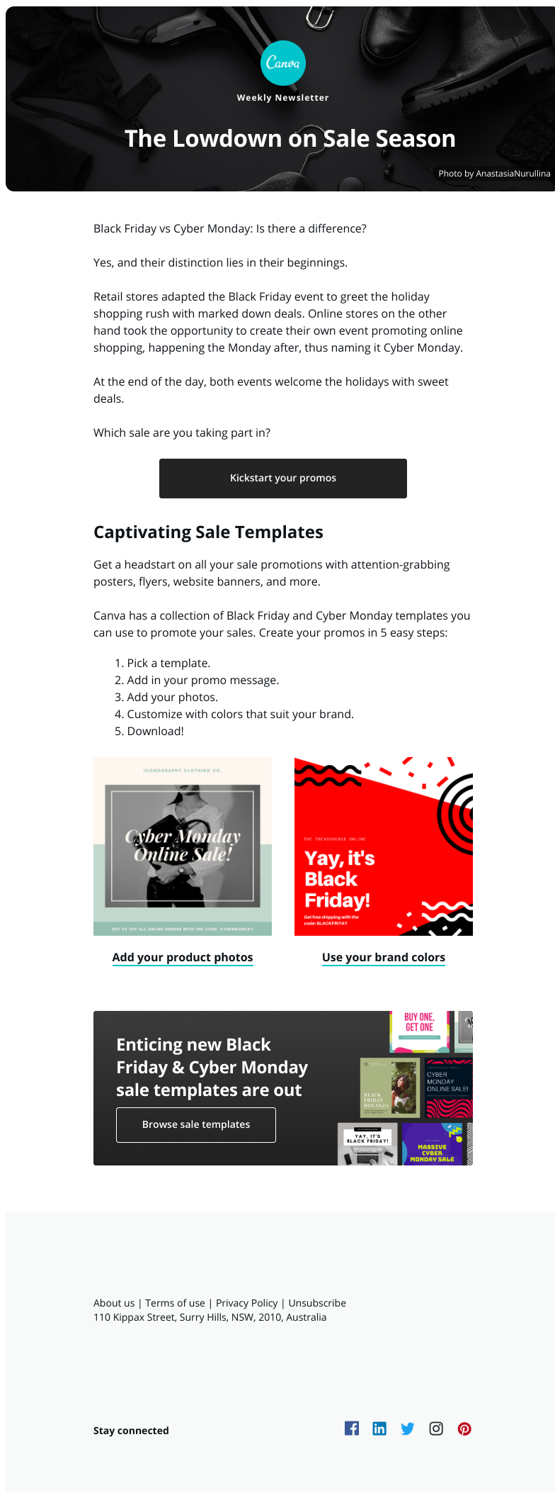 Canva - Kickstart your Black Friday deals
