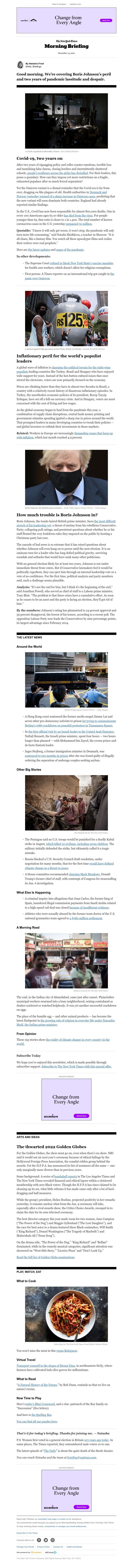 The New York Times - Your Tuesday Briefing