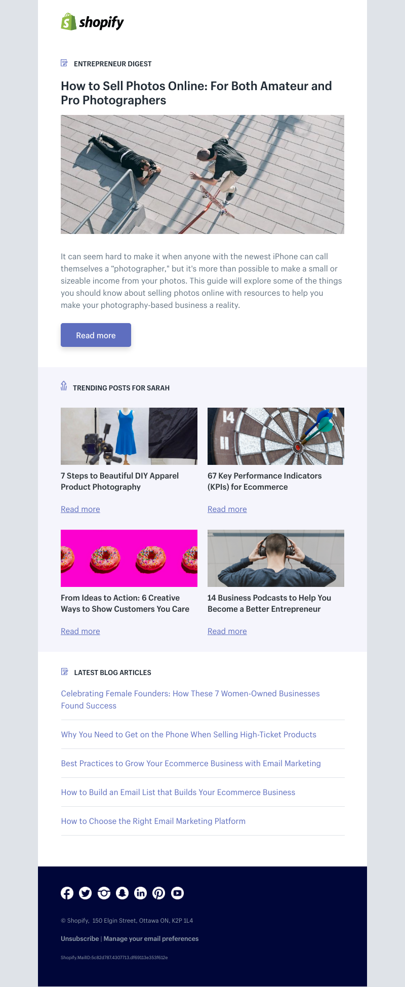 Shopify - How to Sell Photos Online: For Both Amateur and Pro Photographers