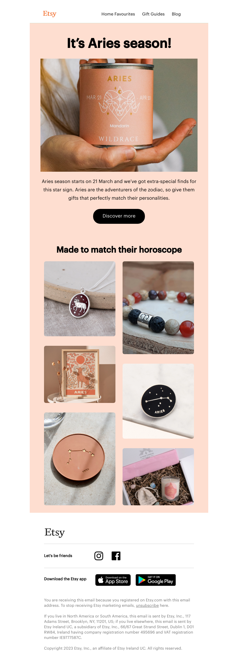 Etsy - Gifts for Aries ✨