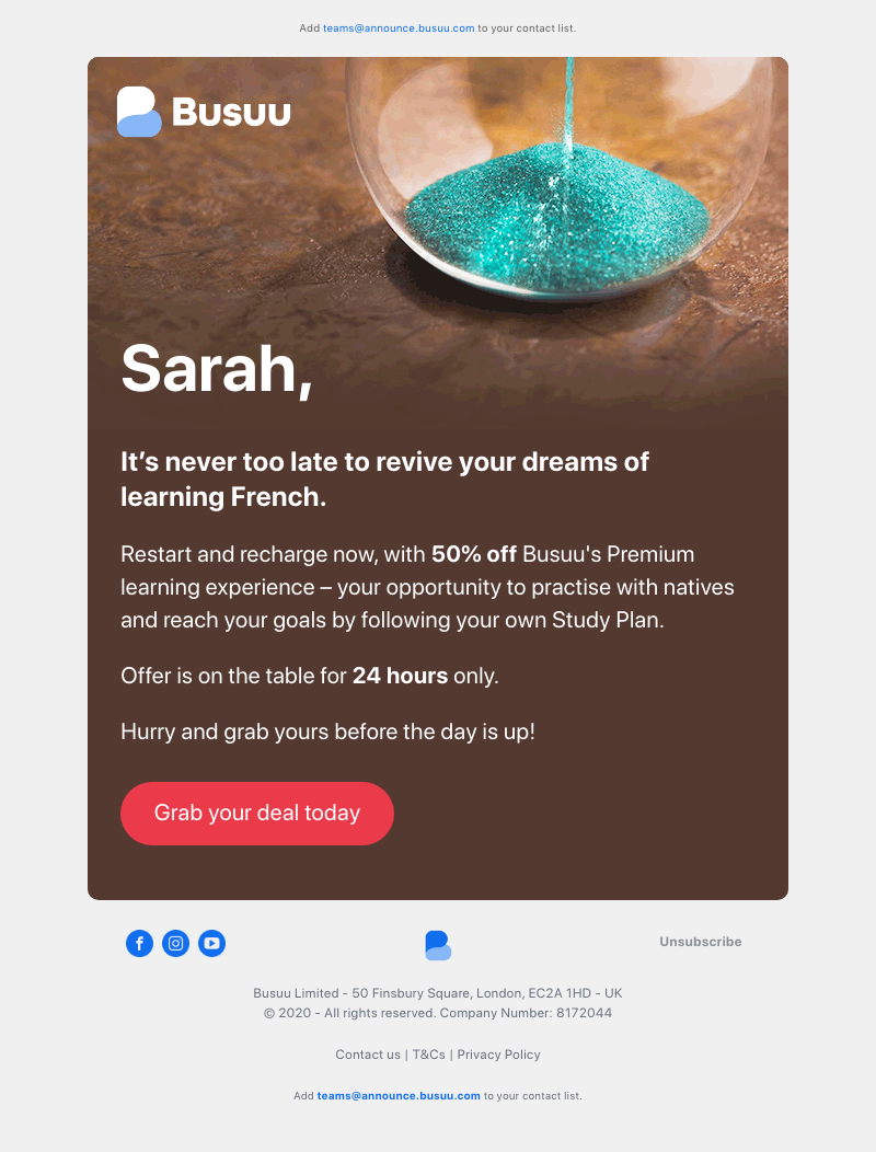 Busuu - 💥 50% off - limited time only 💥 