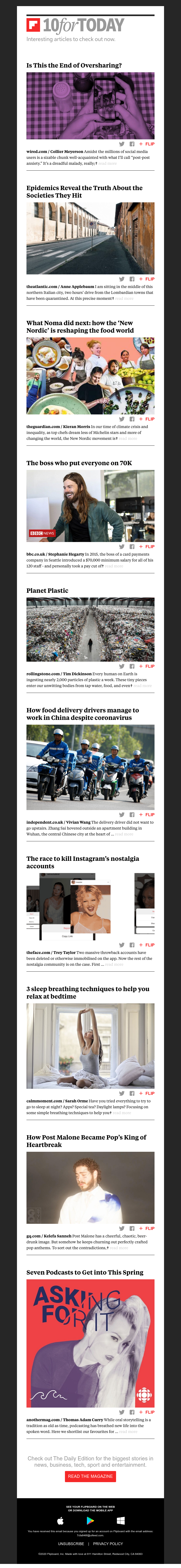 Flipboard - Is this the end of oversharing?