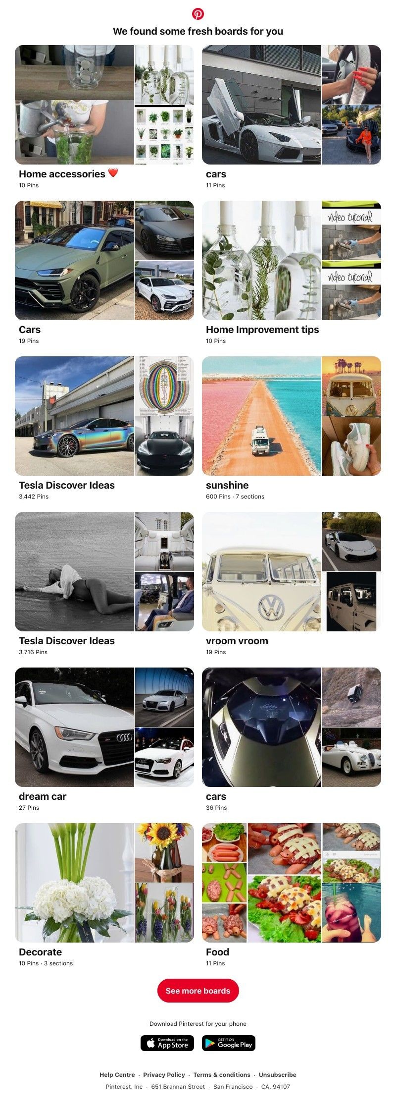 Pinterest - Hi UI Feed! Home accessories ❤️, cars and 12 other boards like yours