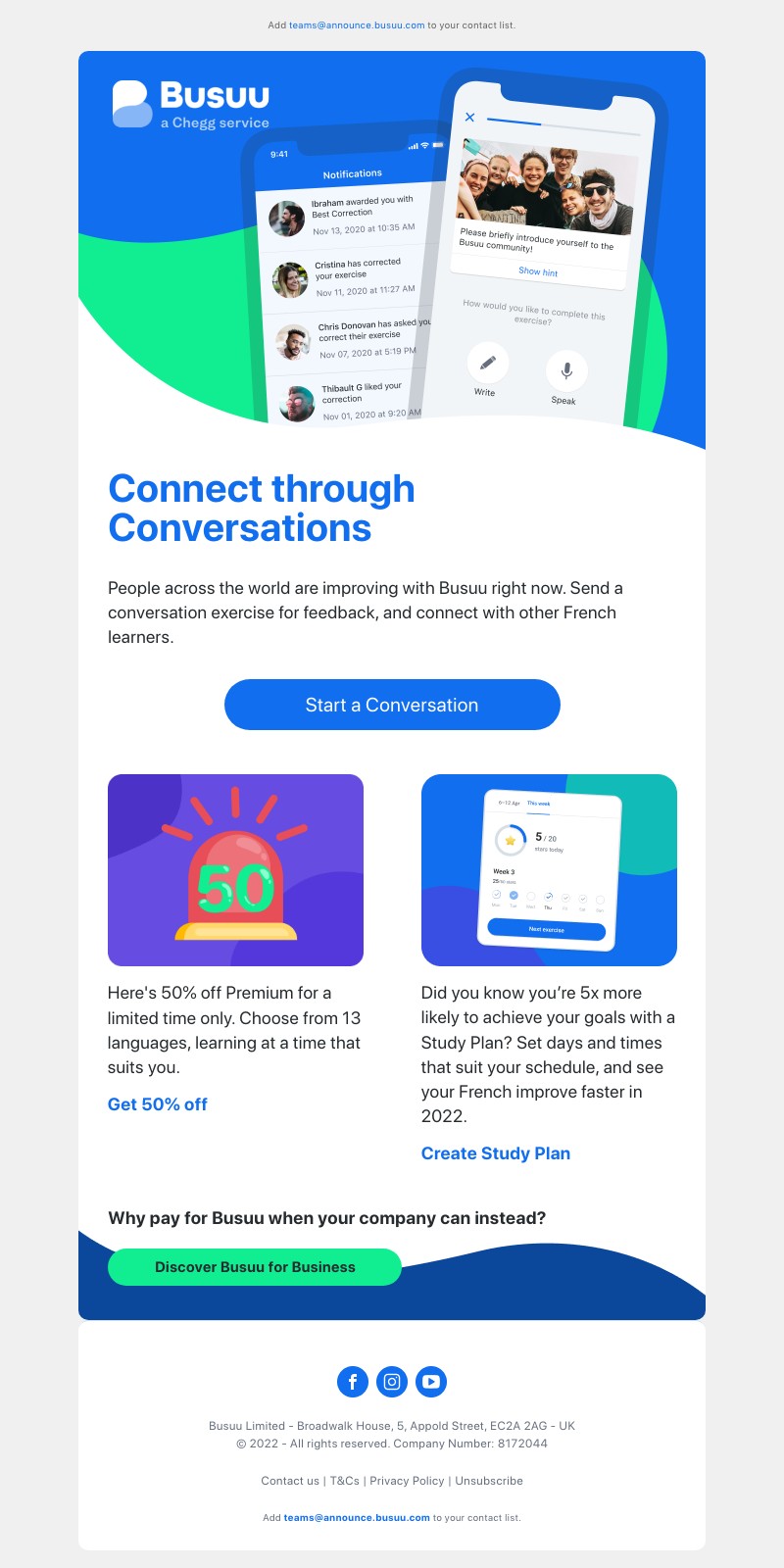 Busuu - Say hello to the Busuu Community 👋