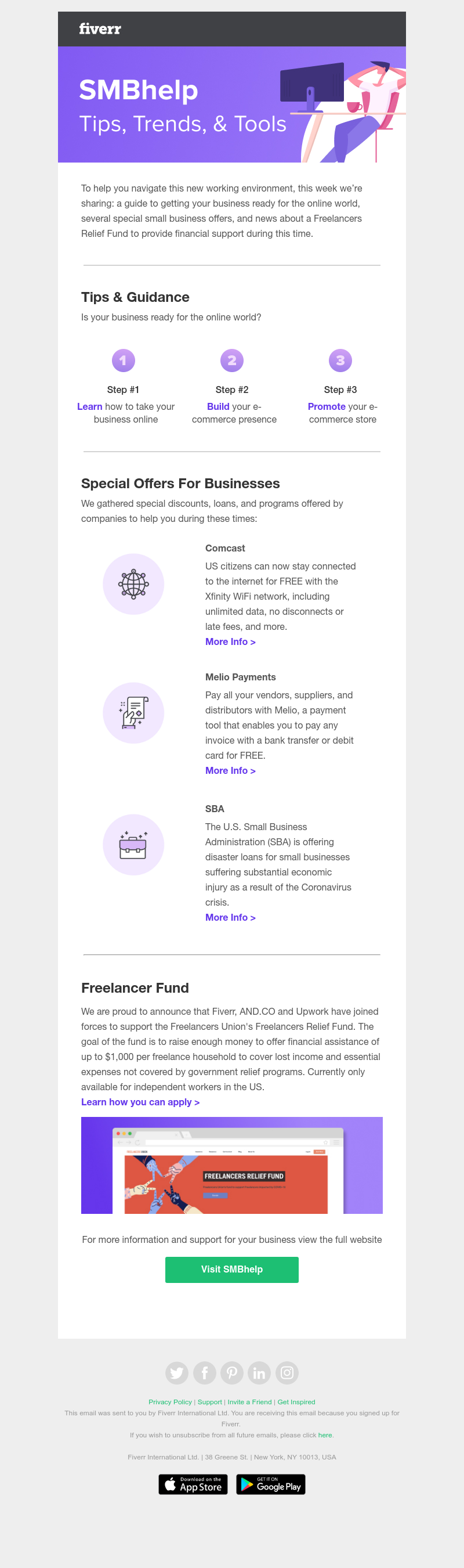 Fiverr - Weekly roundup: Resources you need right now