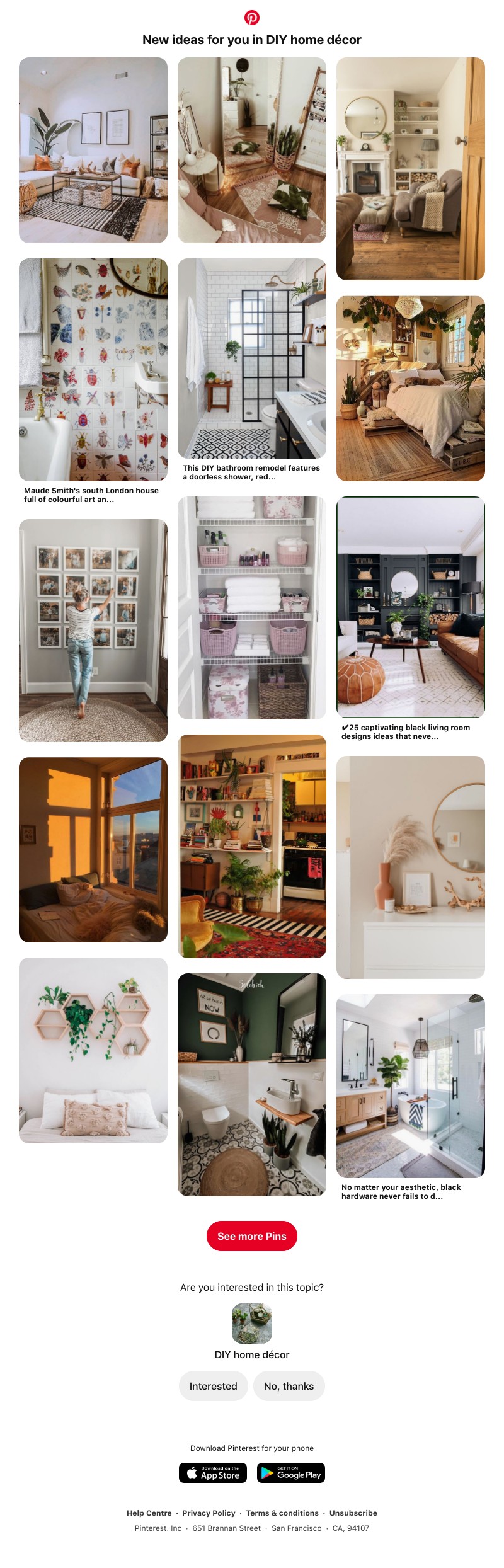 Pinterest - 🛠 15 DIY home décor Pins to check out