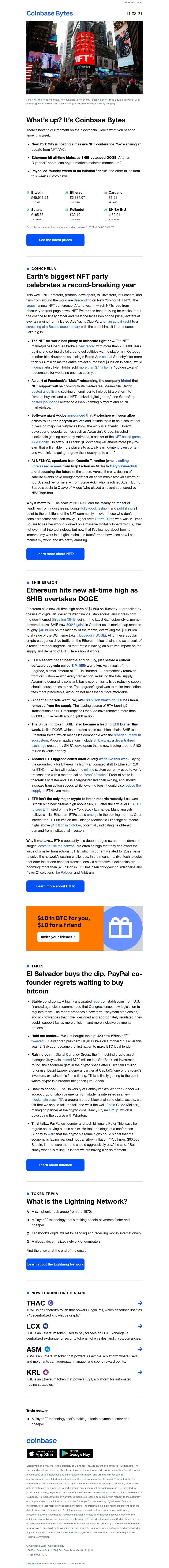  - NYC celebrates NFTs with a massive event