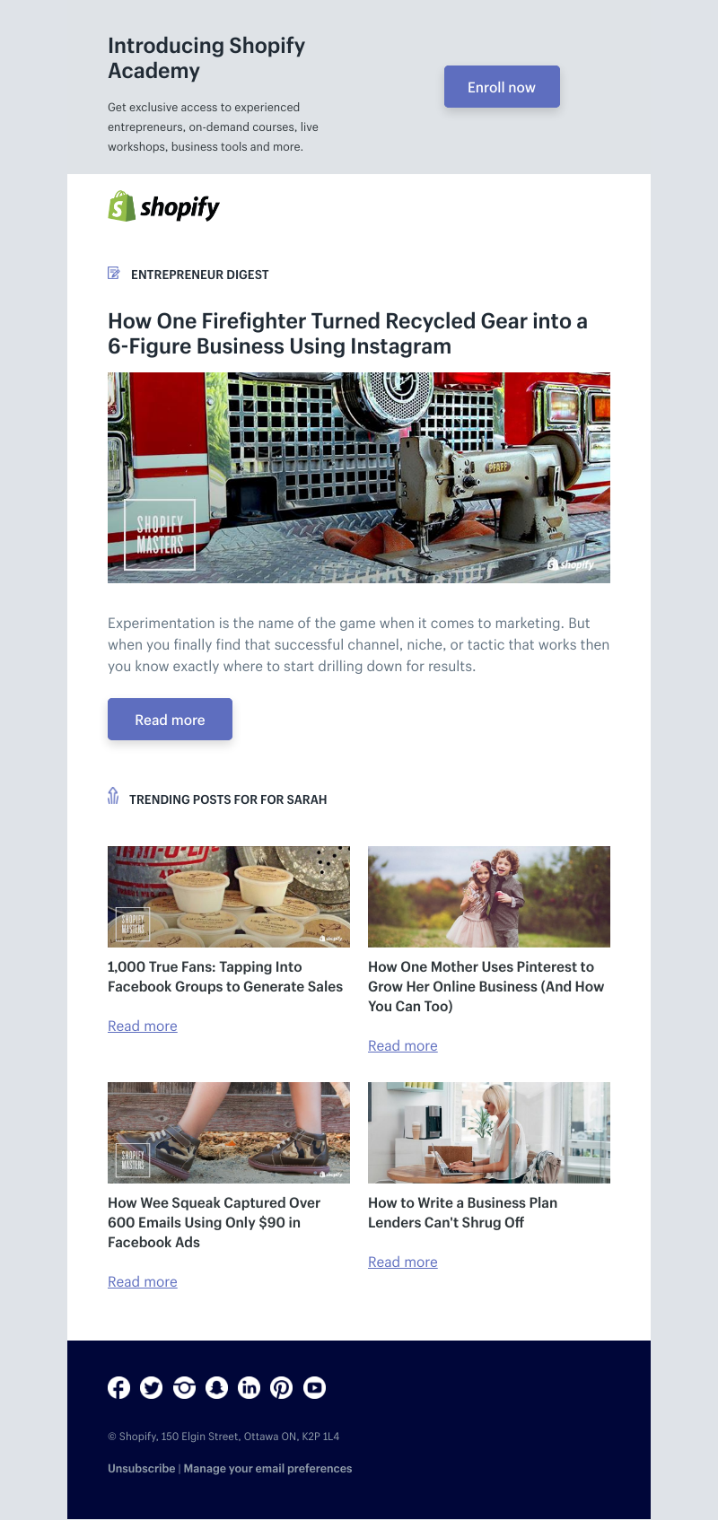 Shopify - How One Firefighter Turned Recycled Gear into a 6-Figure Business Using Instagram