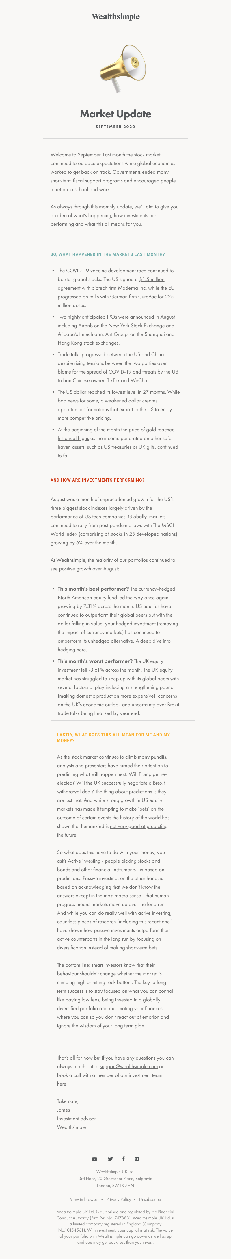 Wealthsimple - September Market Update