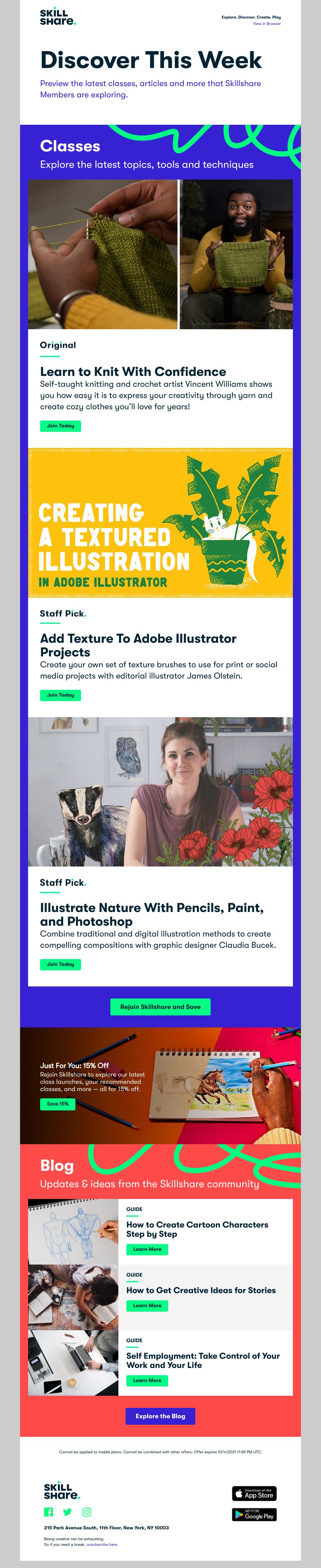 Skillshare - Sarah, Learn to Knit, Create Custom Brushes, and More!