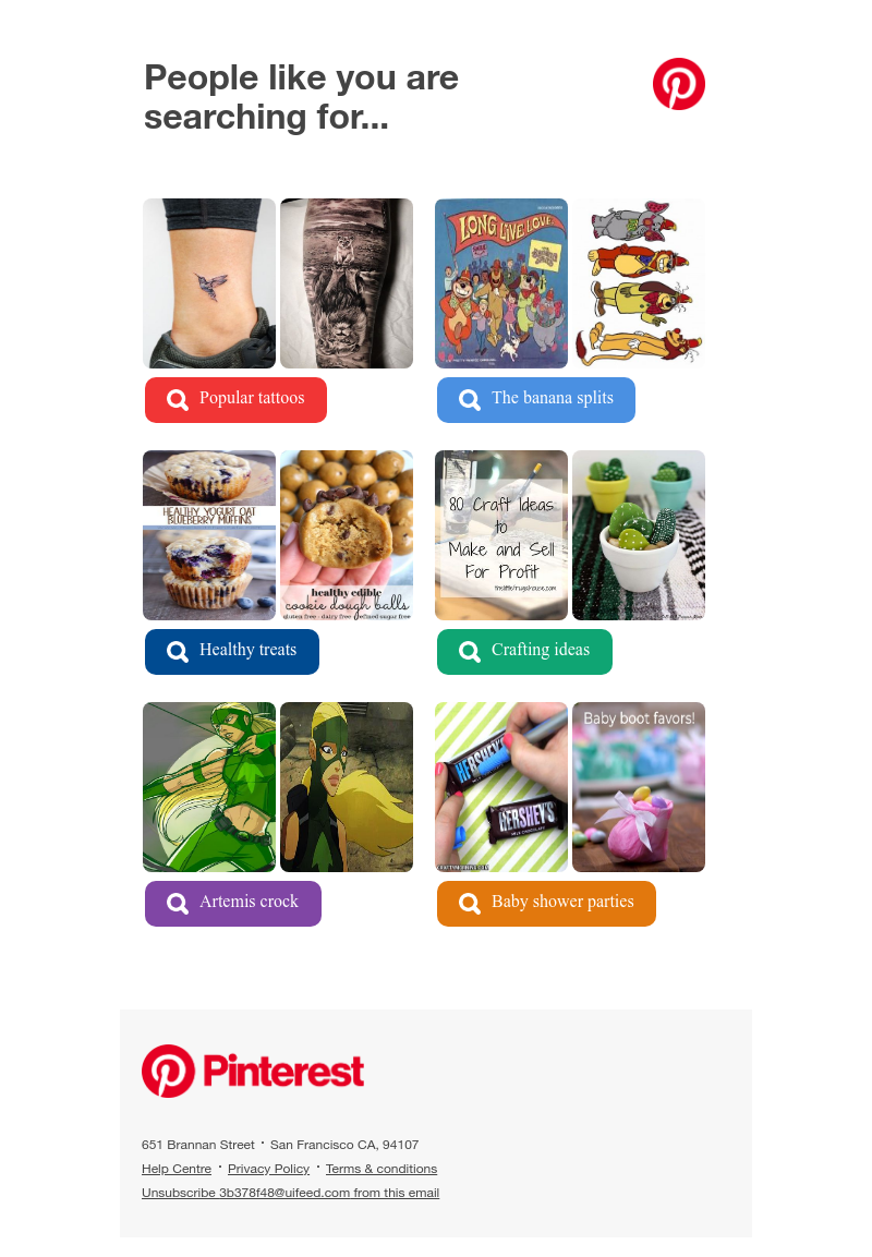 Pinterest - Hi UI Feed! Popular Tattoos, The Banana Splits and more ideas to search for
