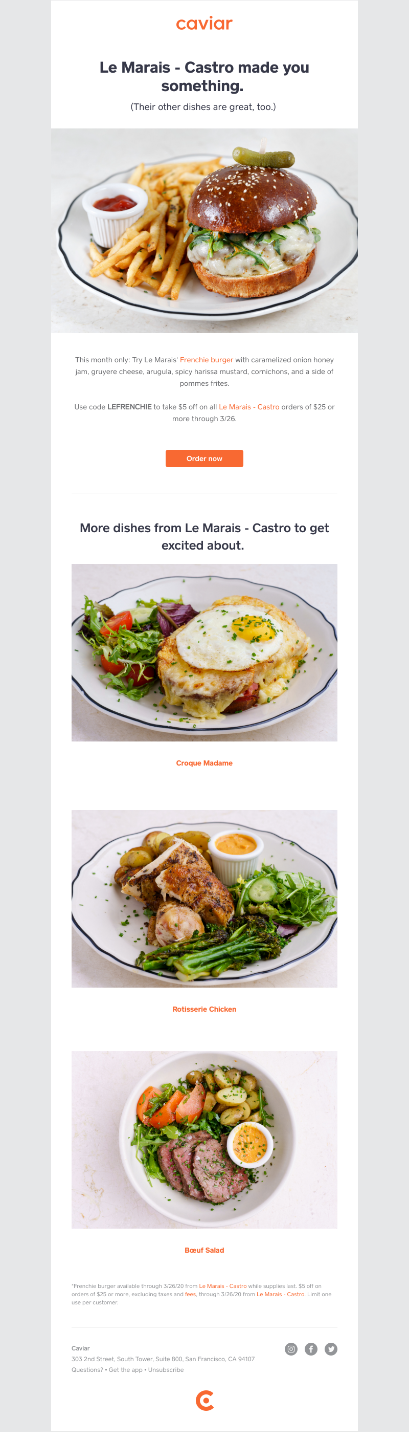  - An exclusive dish from Le Marais - Castro