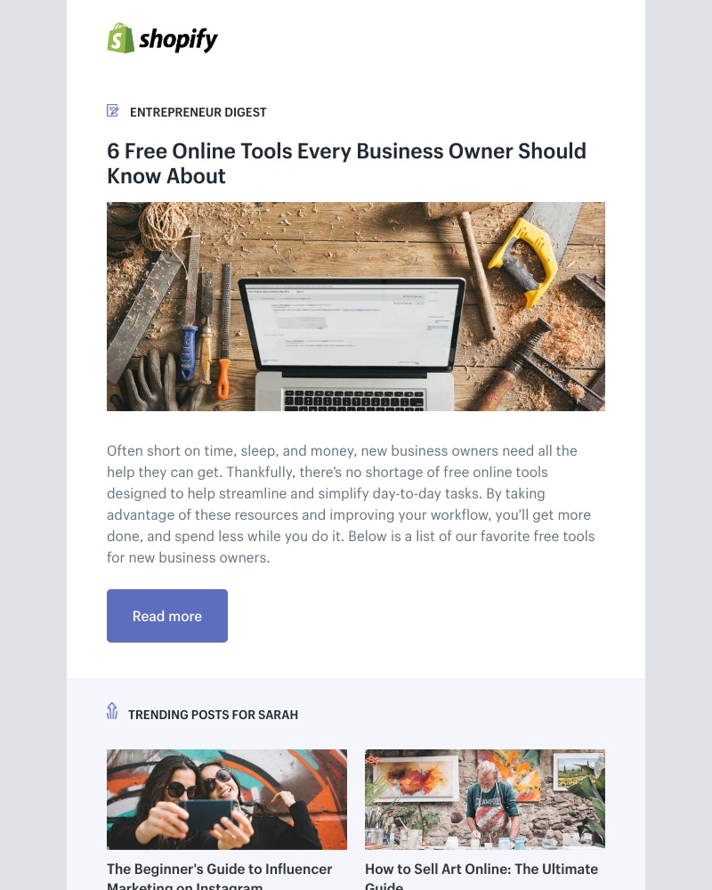 Shopify - 6 Free Online Tools Every Business Owner Should Know About