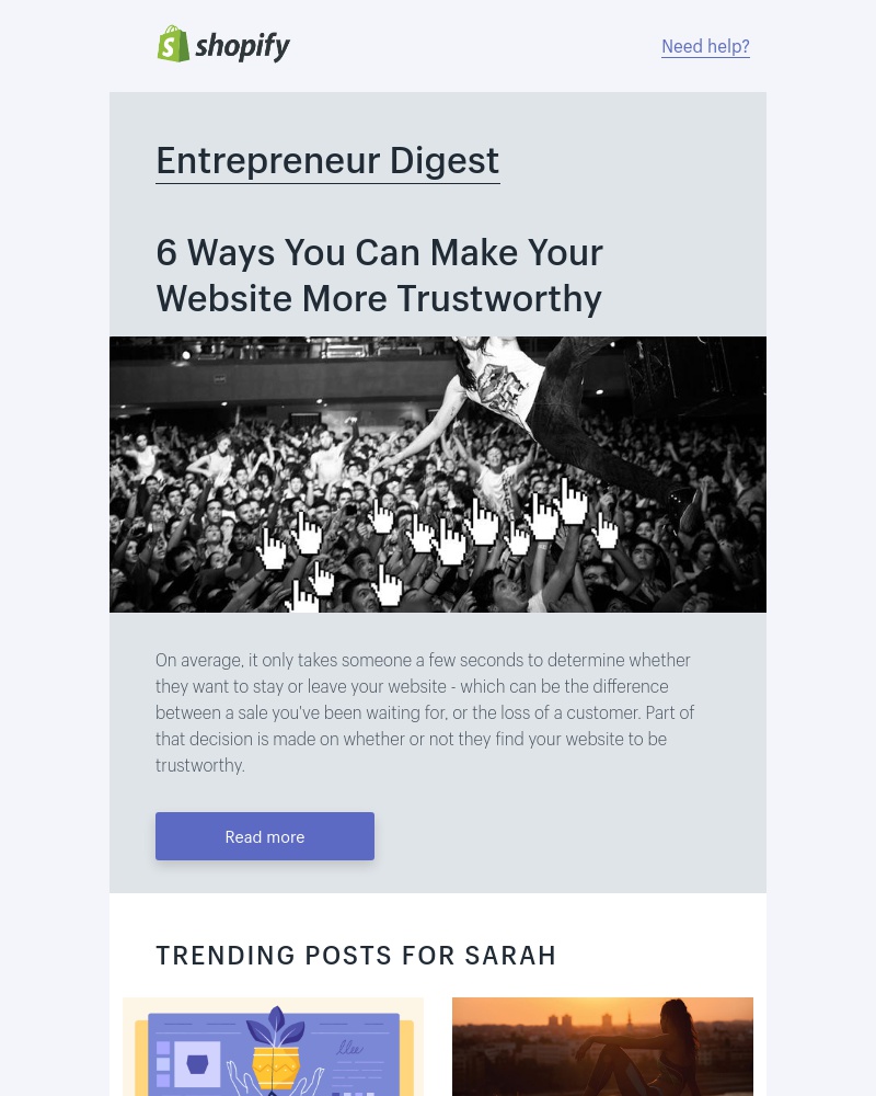 Shopify - 6 Ways to make your website more trustworthy
