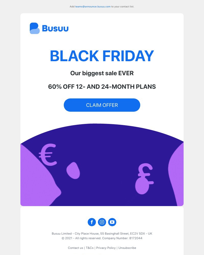 Busuu - 📣 60% OFF – Black Friday is finally here 📣