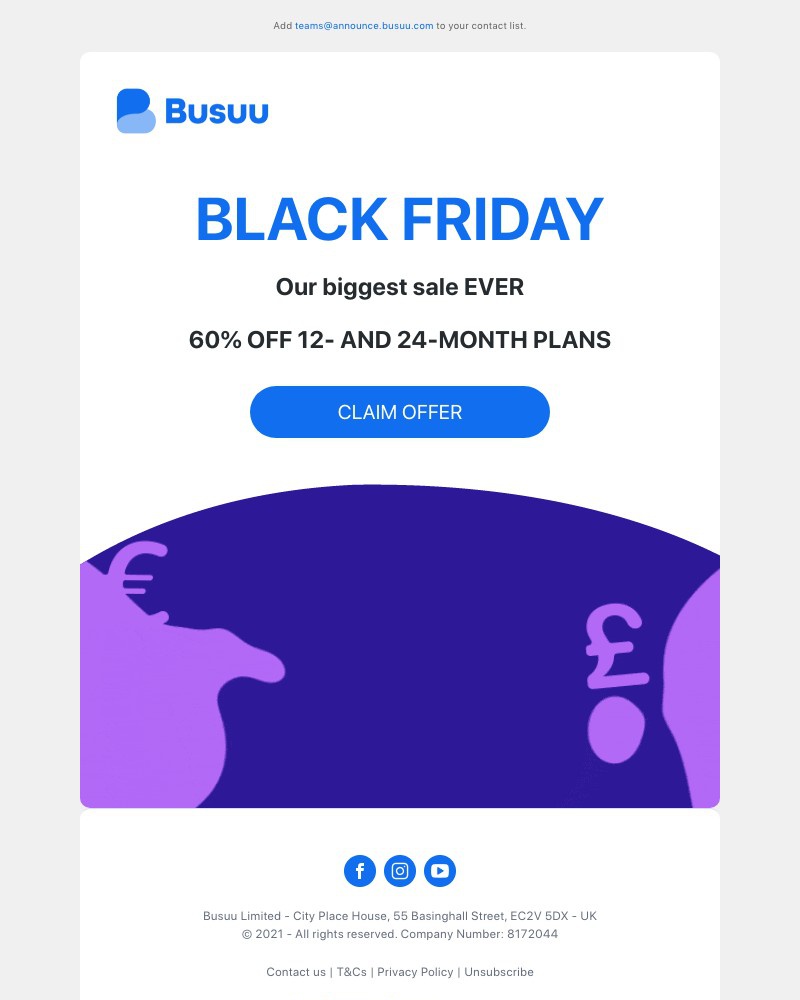 Busuu - 📣 60% OFF – Black Friday is finally here 📣