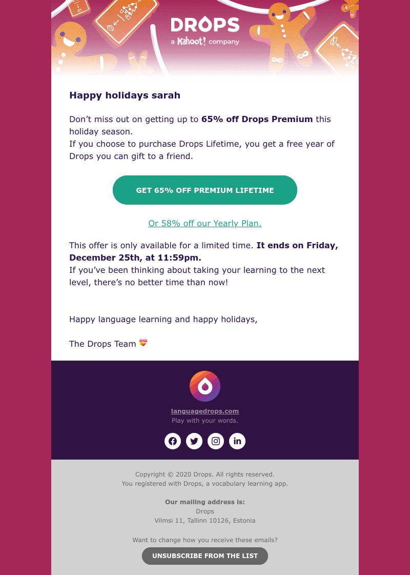 Drops - Our holiday sale starts… now! 🎁