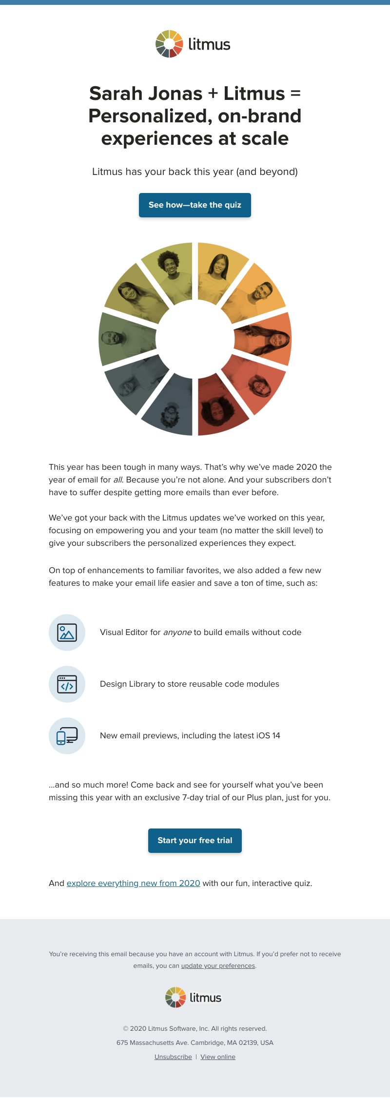 Litmus - New for Sarah (free trial included!)