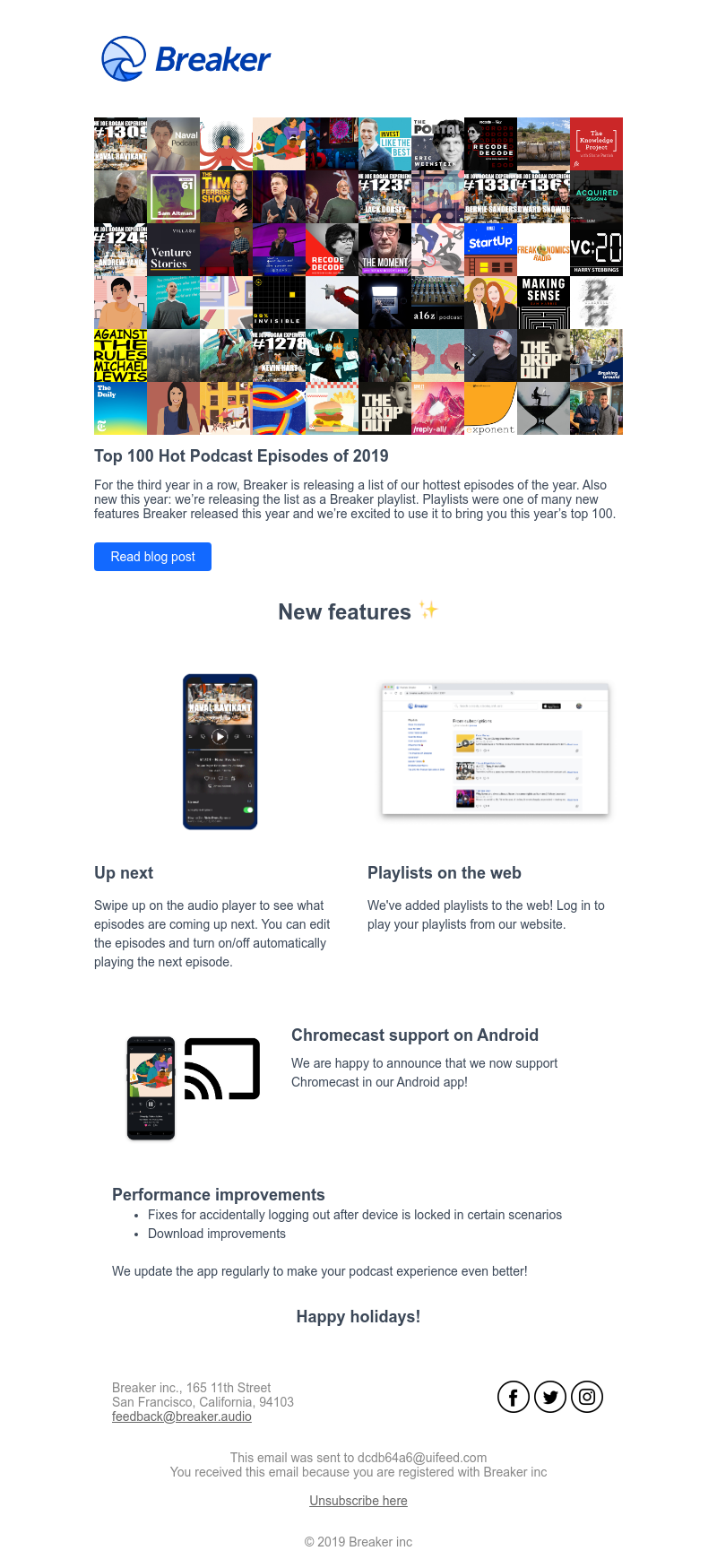 Breaker - Top 100 Hot Podcast Episodes of 2019