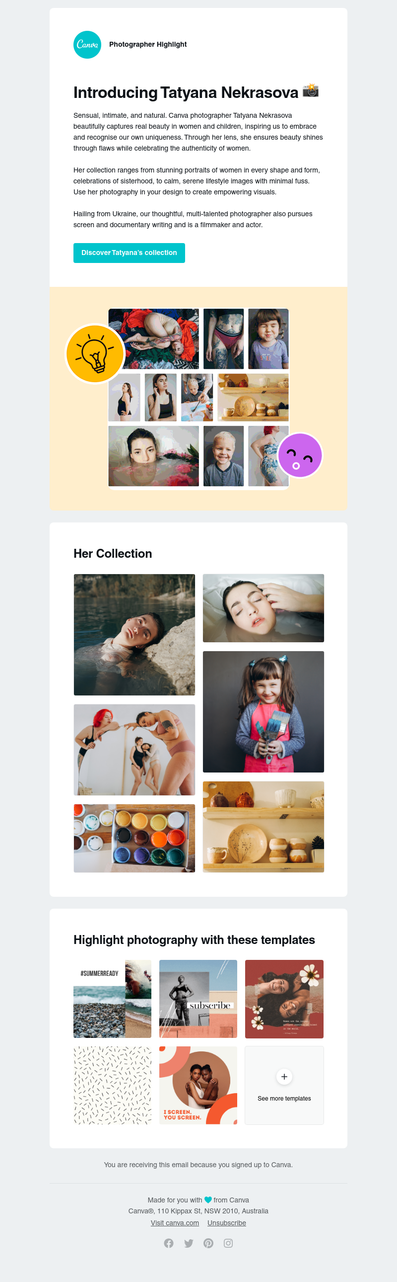 Canva -    Photographer spotlight: Tatyana Nekrasova 📸