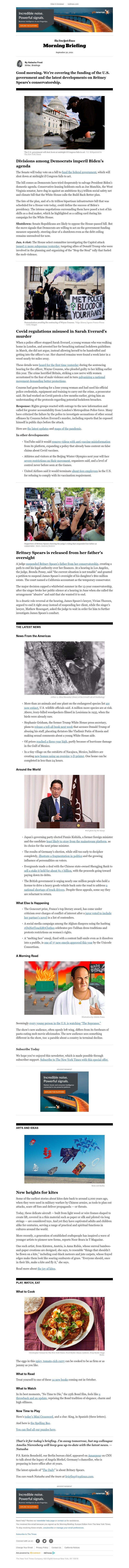 The New York Times - Your Thursday Briefing
