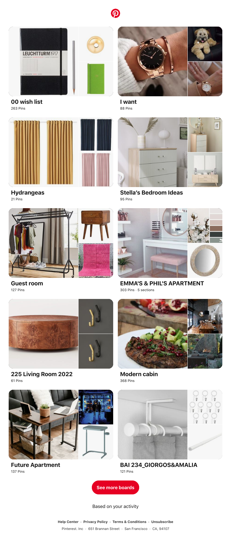 Pinterest - Hi Dab! "00 wish list", "I want" and 8 other boards inspired by your recent activity