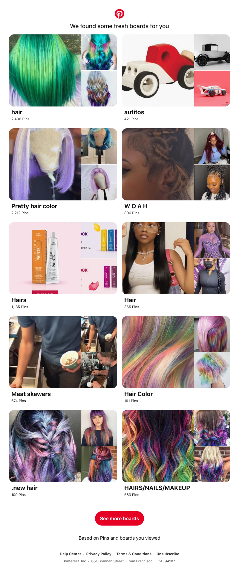 Pinterest - "hair", "autitos" and 8 other boards like yours
