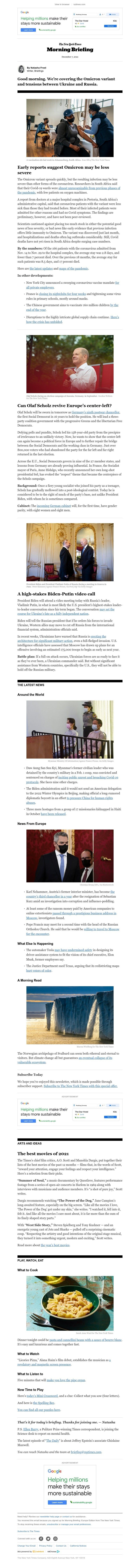 The New York Times - Your Tuesday Briefing